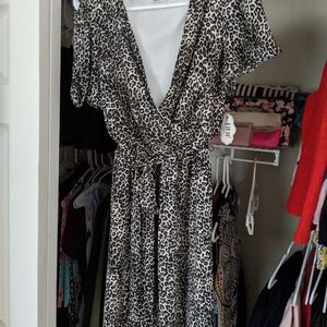 Leopard/cheetah print dress